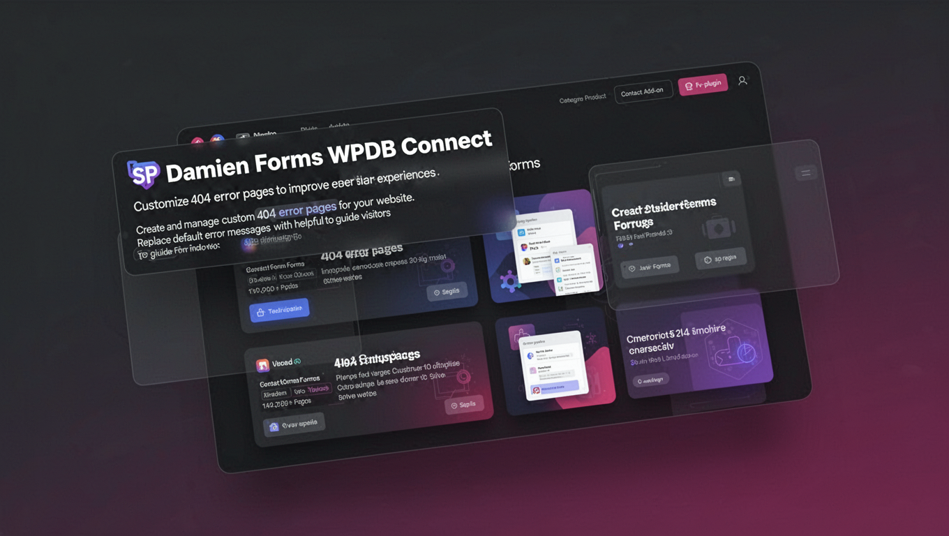 Preview of SP Damien Forms WPDB Connect