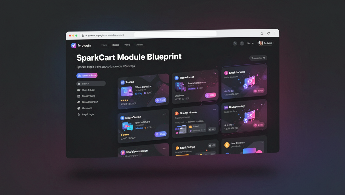 Preview of SparkCart Module Blueprint