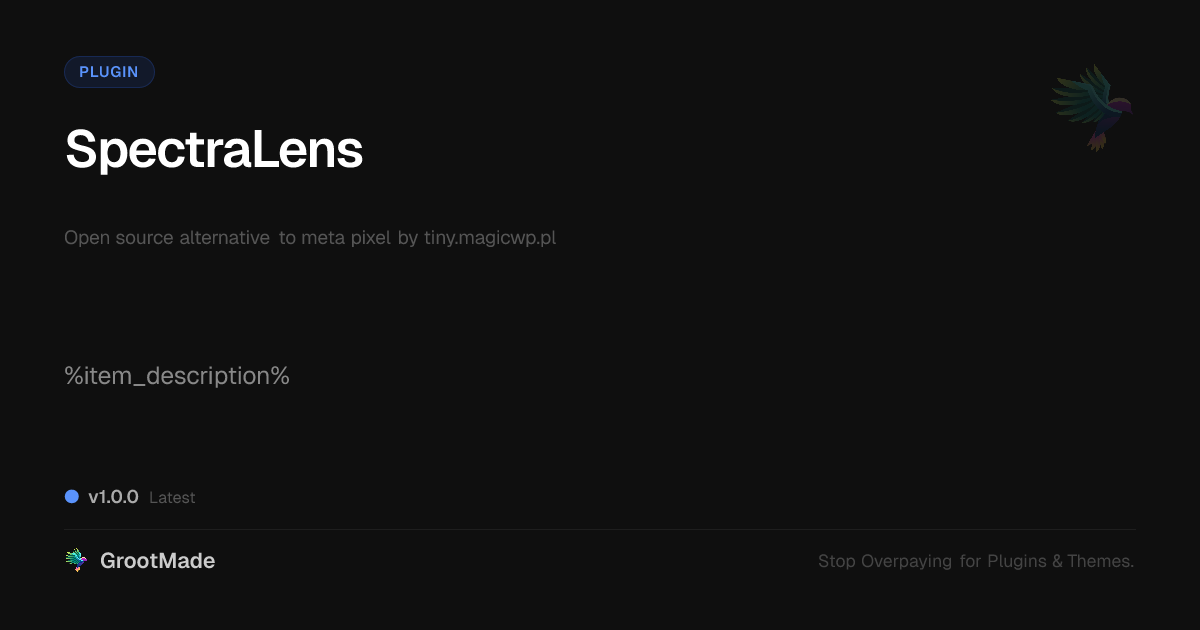 Preview of SpectraLens