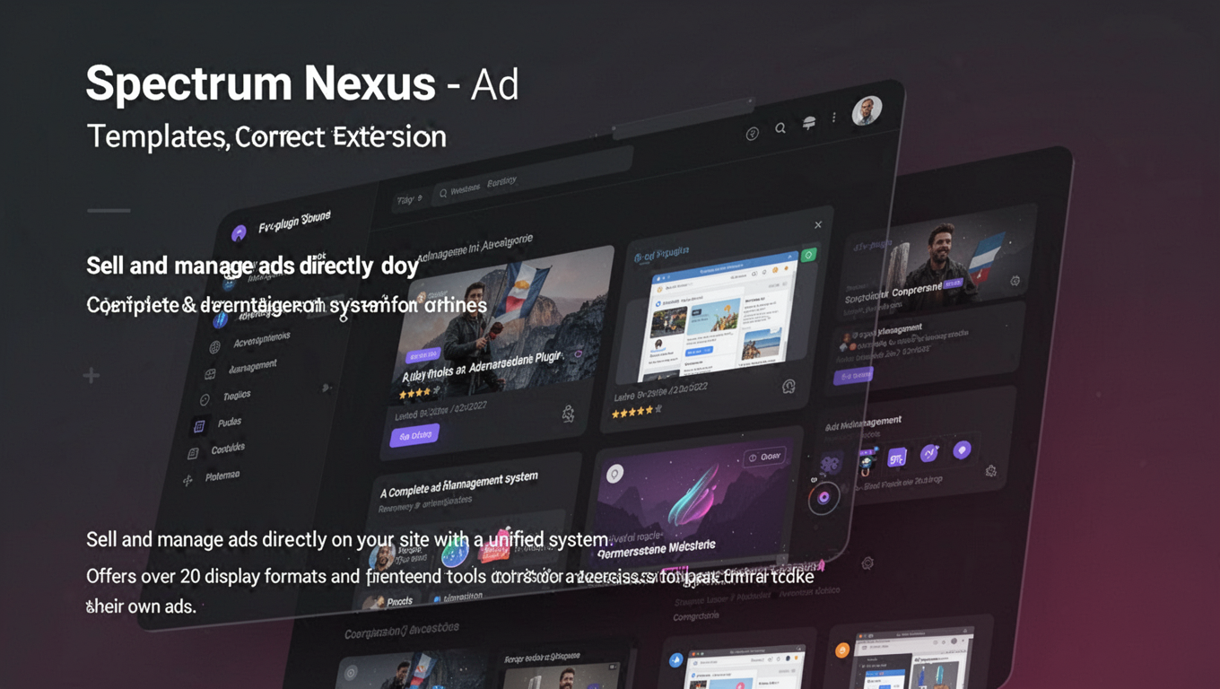 Preview of Spectrum Nexus - Ad Templates, Cornerstone Extension