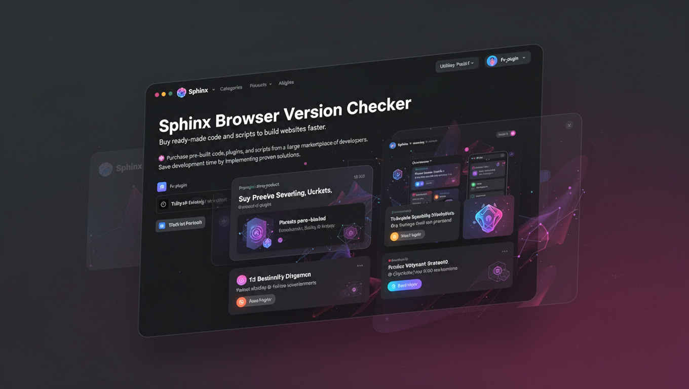 Preview of Sphinx Browser Version Checker