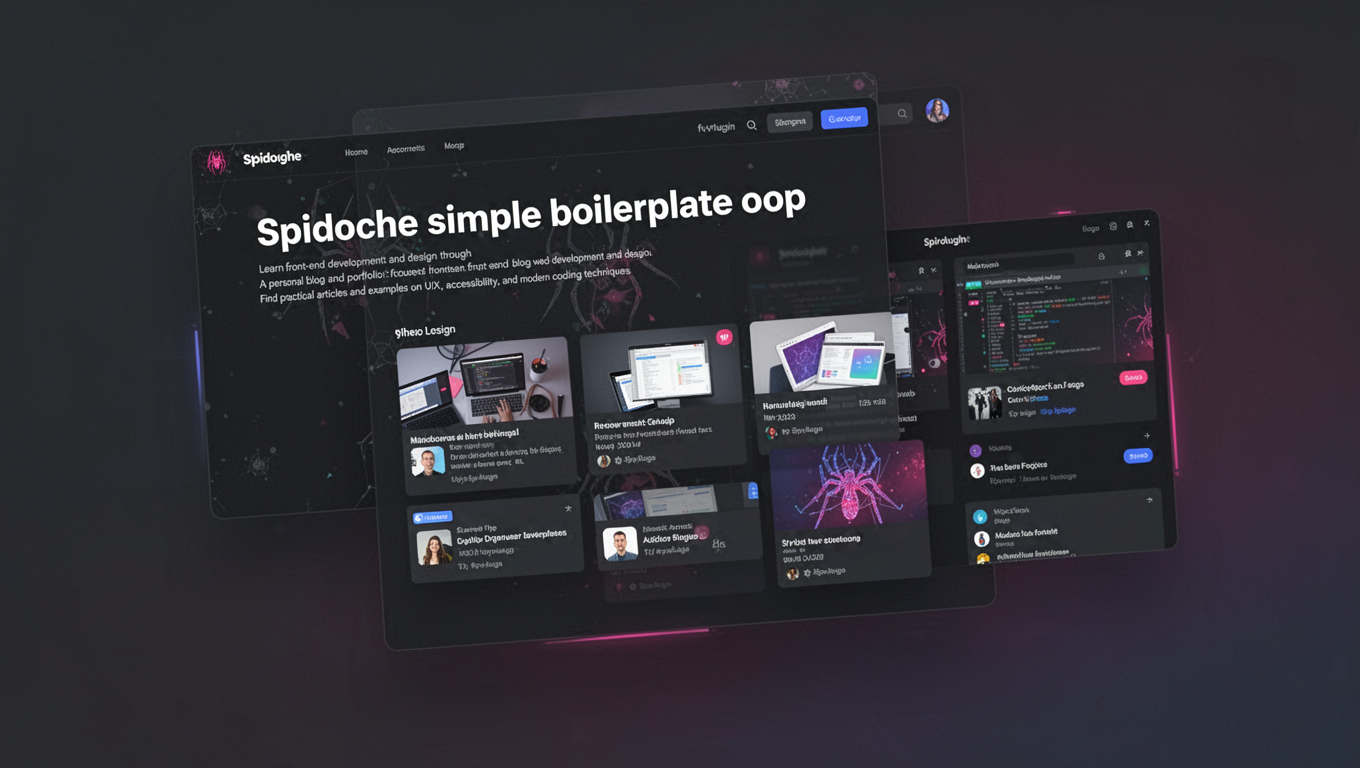 Preview of Spidoche simple boilerplate oop