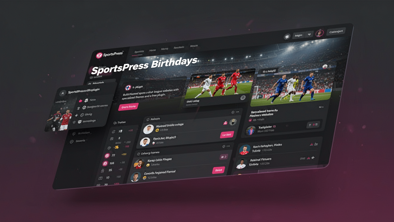 Preview of SportsPress Birthdays