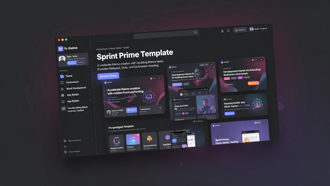 Preview of Sprint Prime Template