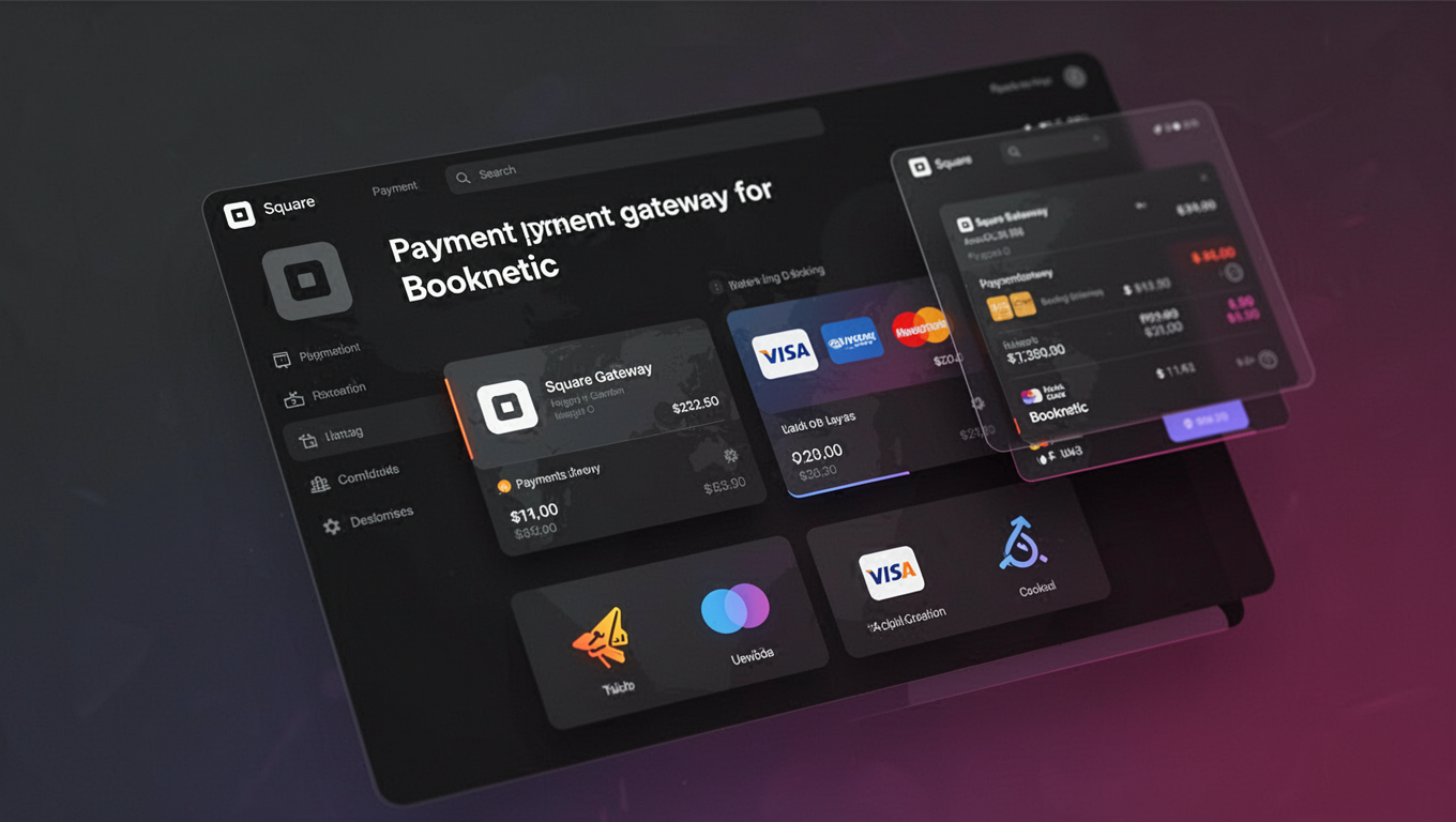 Preview of Square payment gateway for Booknetic