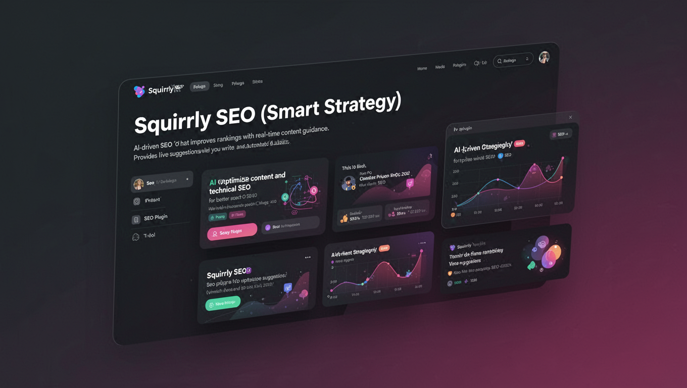Preview of Squirrly SEO (Smart Strategy)