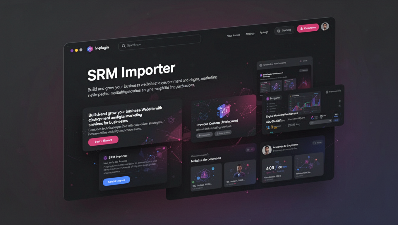 Preview of SRM Importer