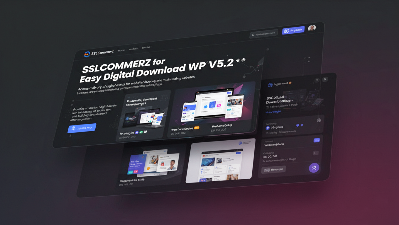 Preview of SSLCOMMERZ for Easy Digital Download WP V5.2.*