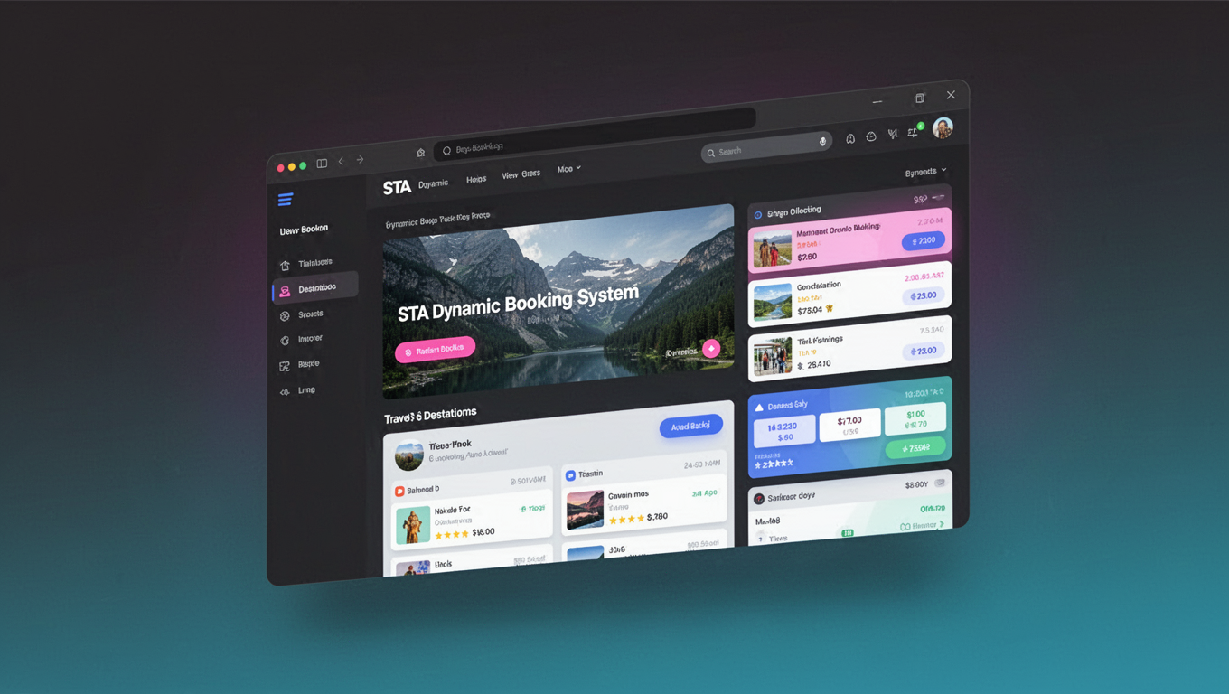 Preview of STA Dynamic Booking System