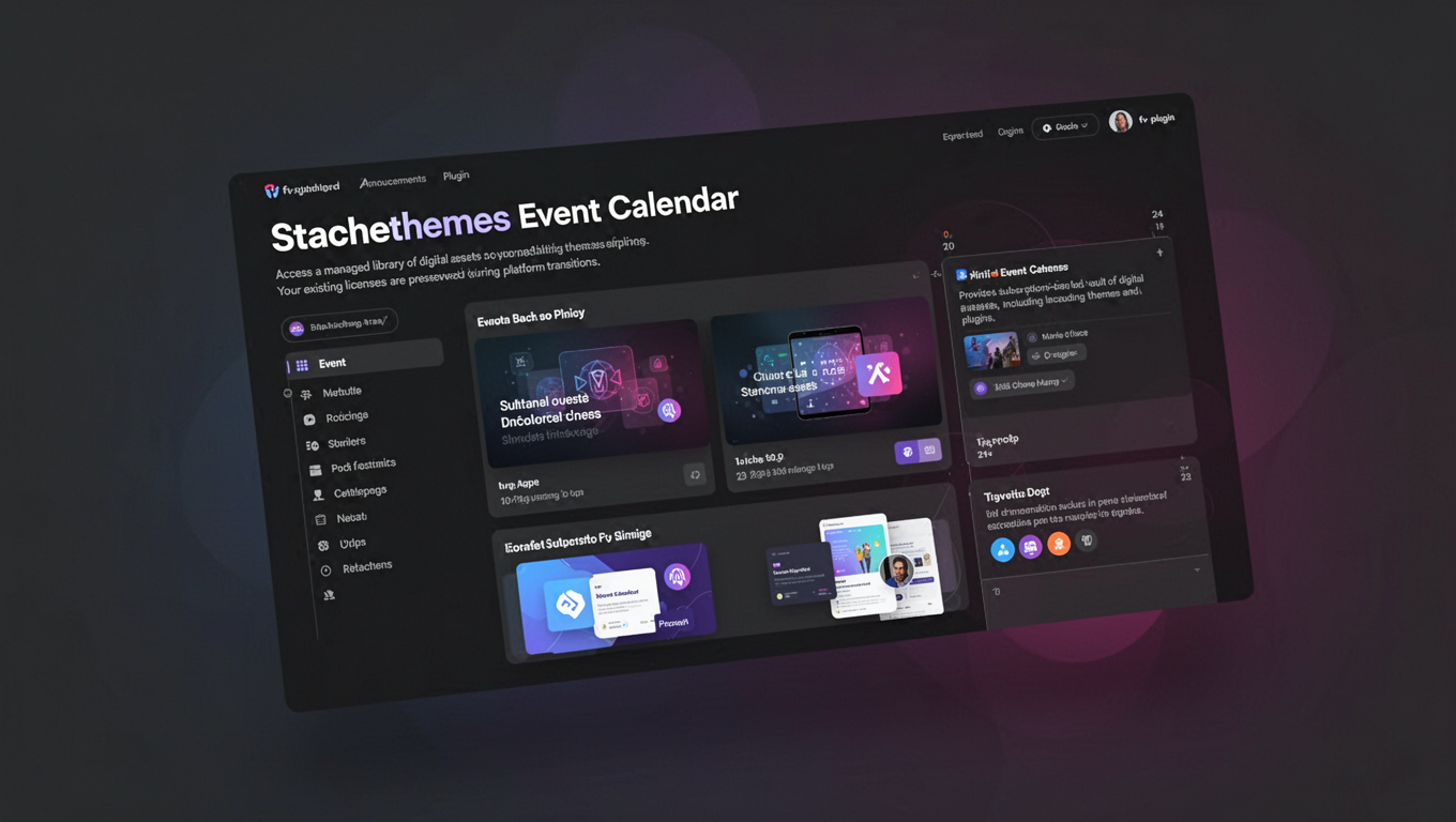Preview of Stachethemes Event Calendar