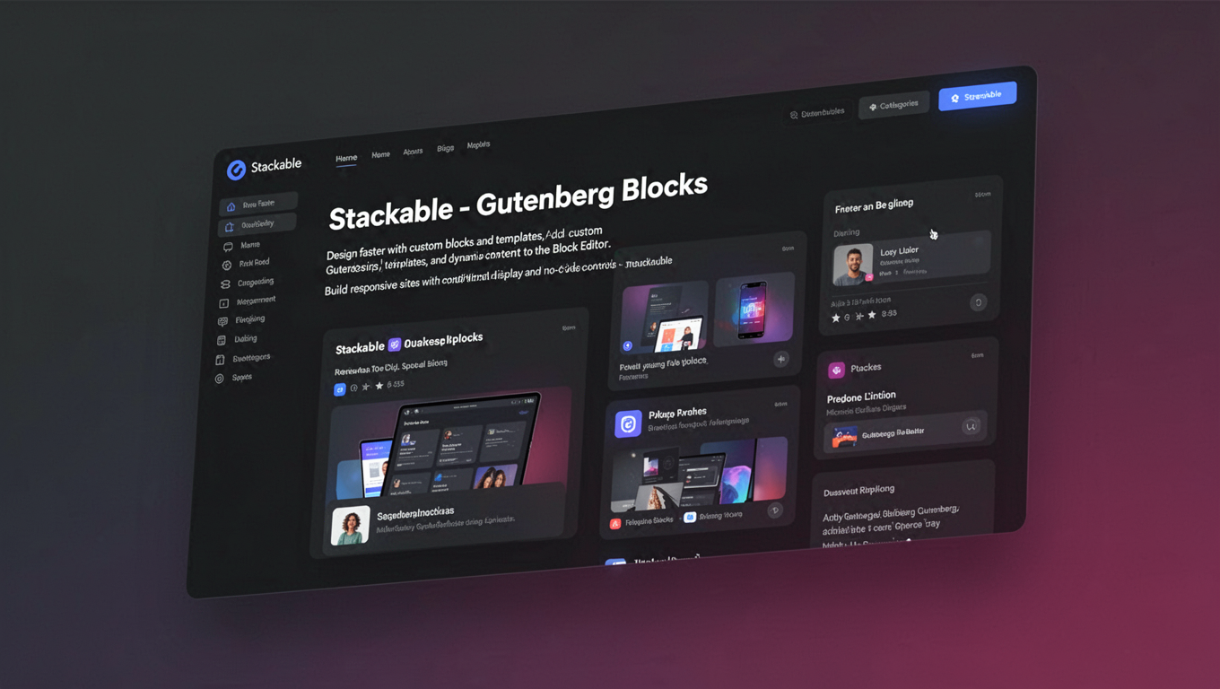 Preview of Stackable - Gutenberg Blocks