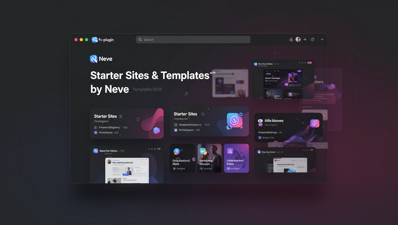 Preview of Starter Sites & Templates by Neve