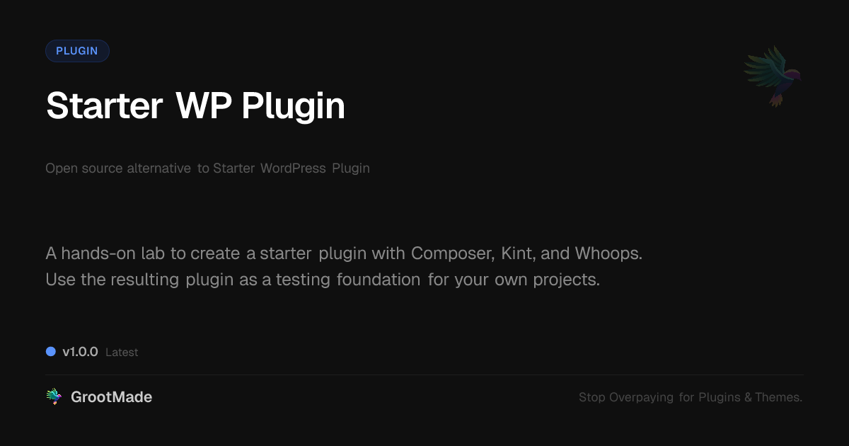 Preview of Starter WP Plugin
