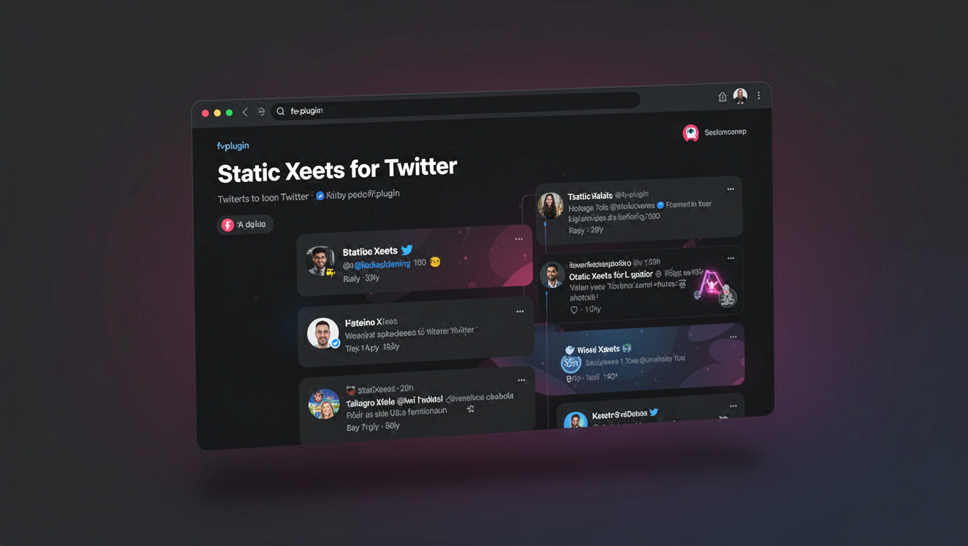 Preview of Static Xeets for Twitter