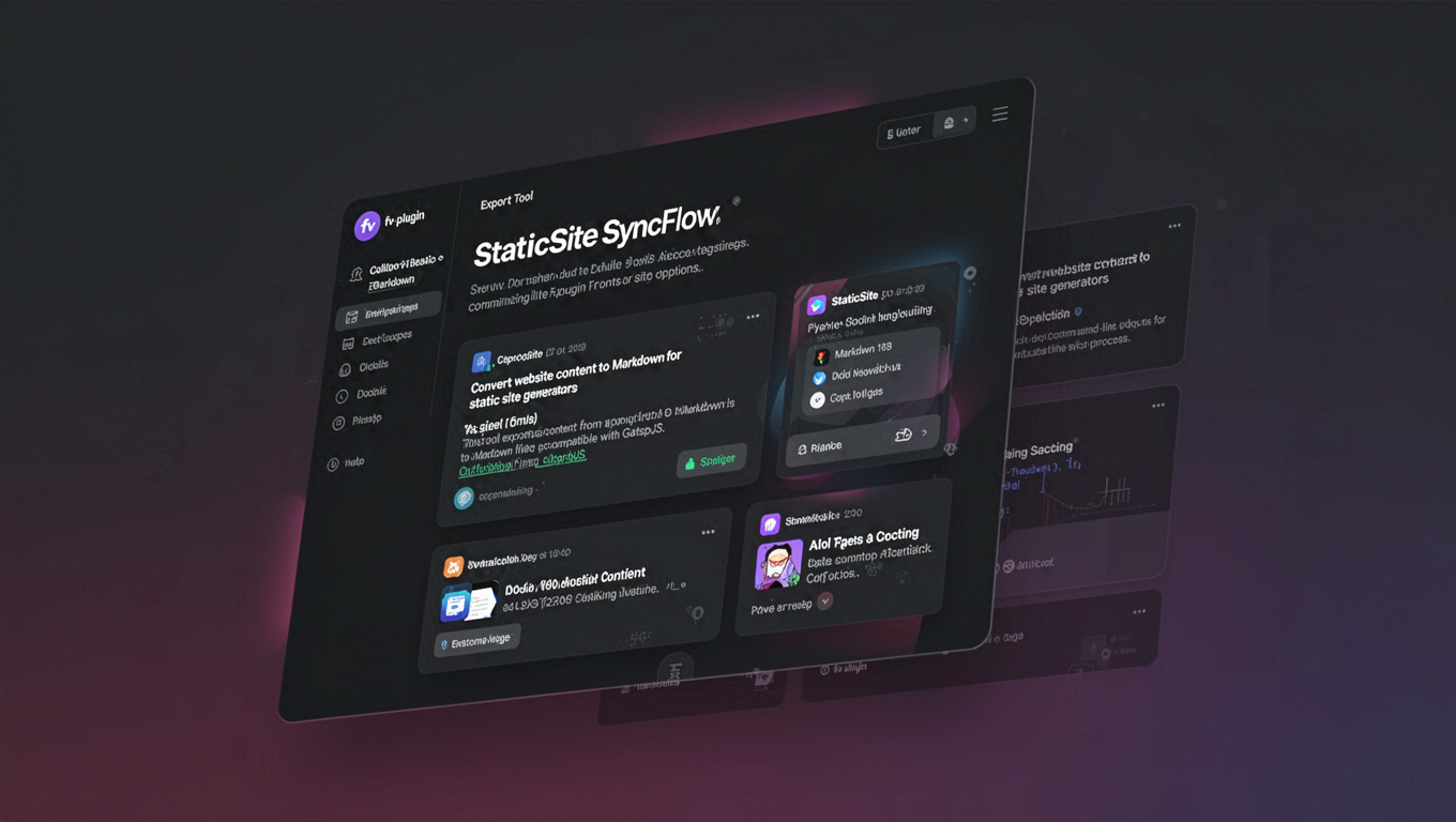 Preview of StaticSite SyncFlow