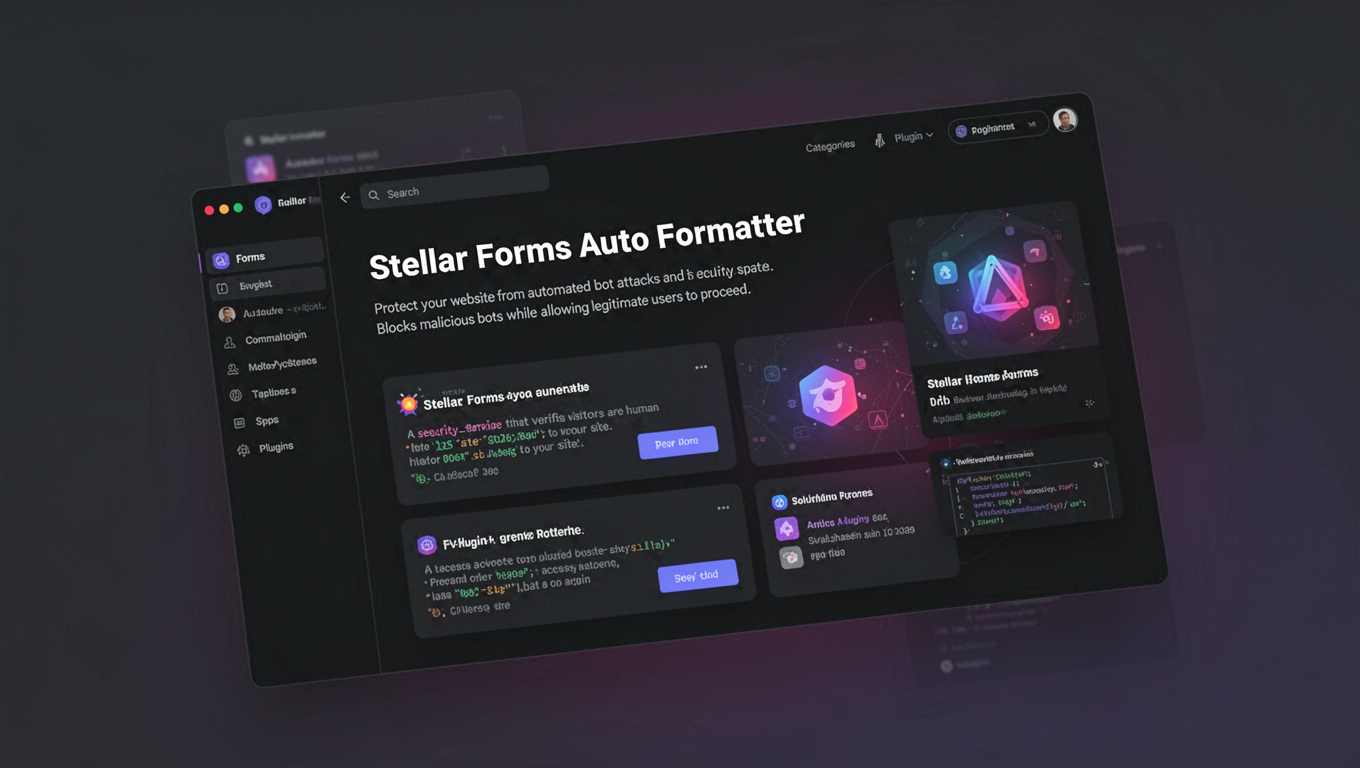 Preview of Stellar Forms Auto Formatter