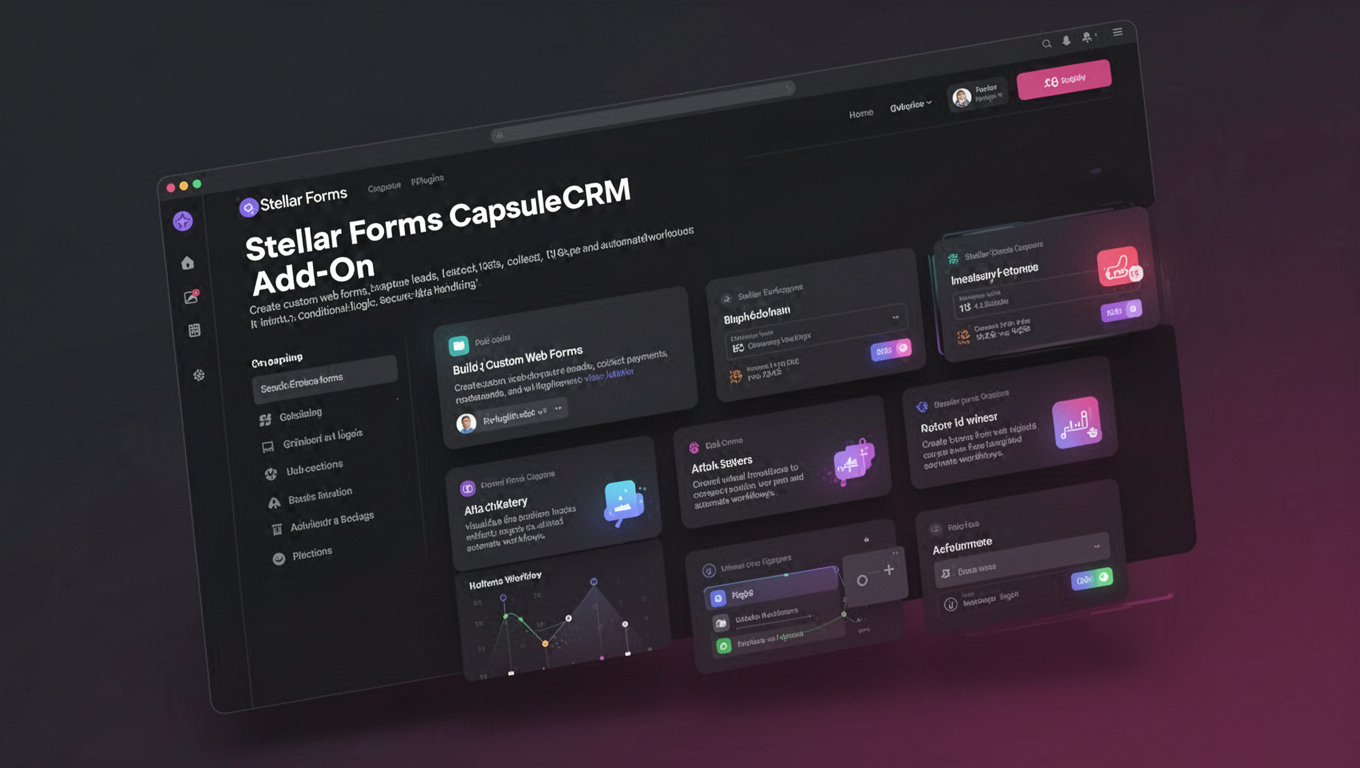 Preview of Stellar Forms Capsule CRM Add-On