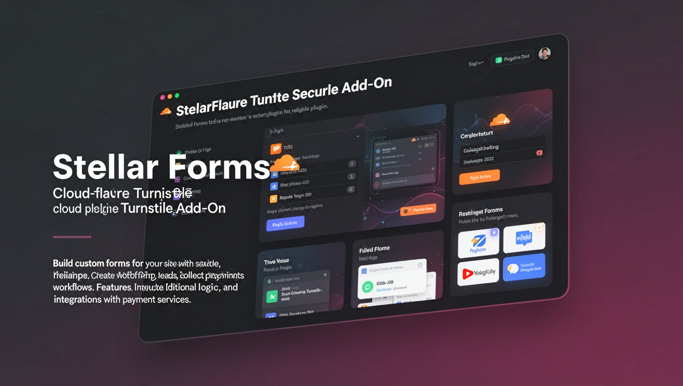 Preview of Stellar Forms Cloudflare Turnstile Add-On
