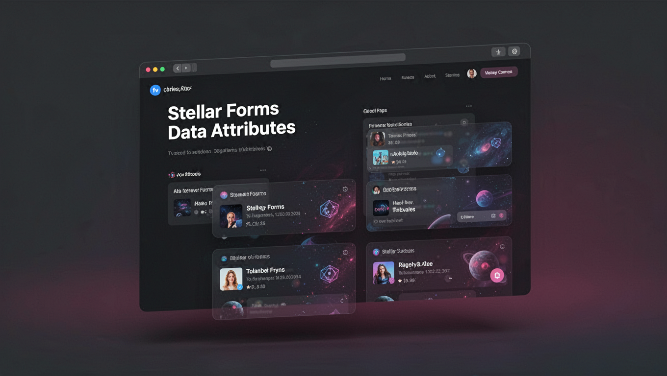 Preview of Stellar Forms Data Attributes