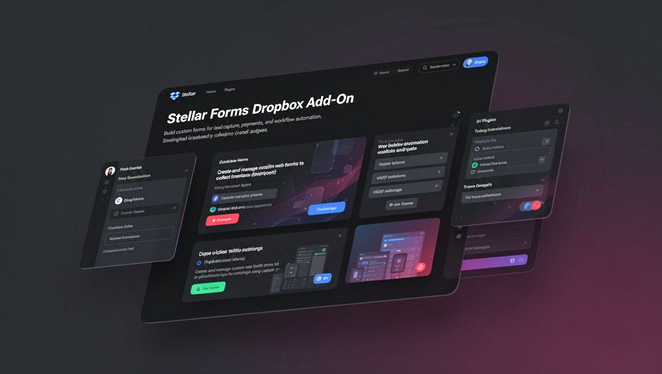 Preview of Stellar Forms Dropbox Add-On