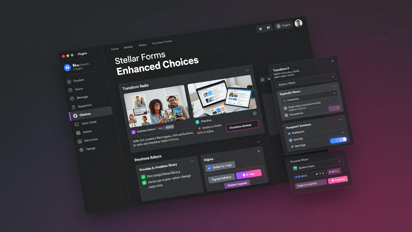 Preview of Stellar Forms Enhanced Choices