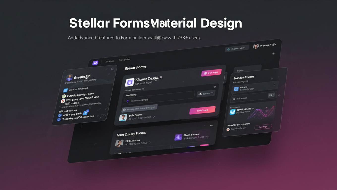 Preview of Stellar Forms Material Design