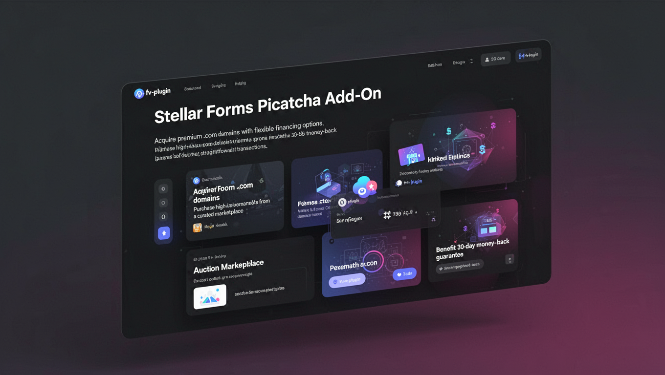 Preview of Stellar Forms Picatcha Add-On
