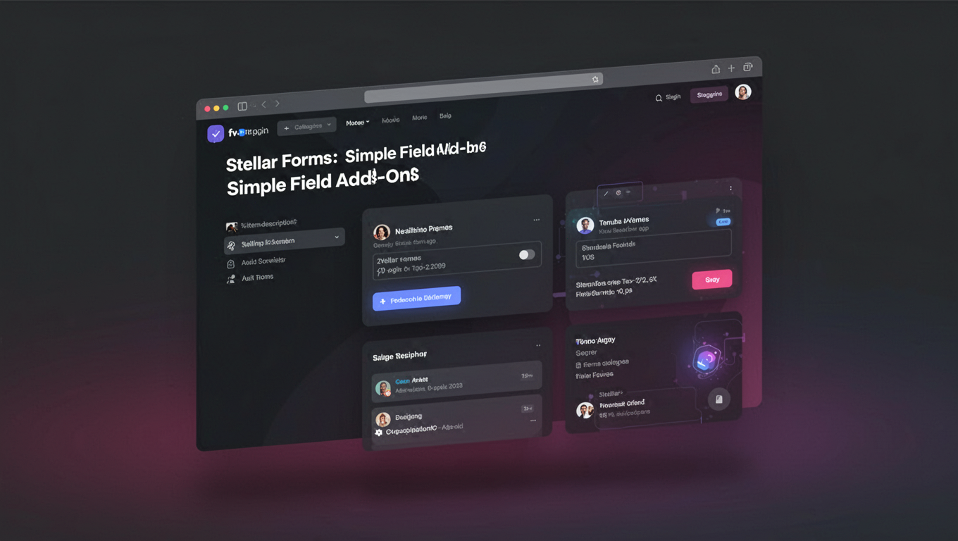 Preview of Stellar Forms Simple Field Add-On