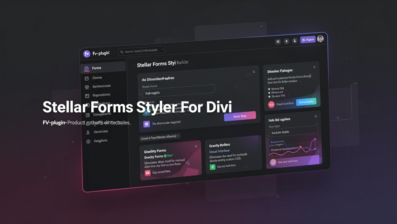 Preview of Stellar Forms Styler For Divi