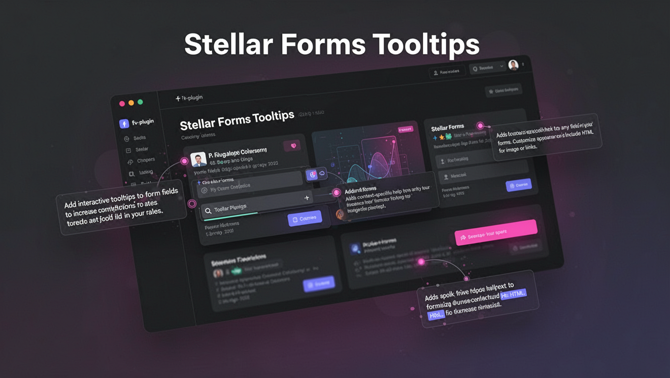 Preview of Stellar Forms Tooltips