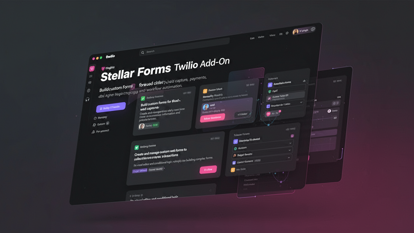 Preview of Stellar Forms Twilio Add-On