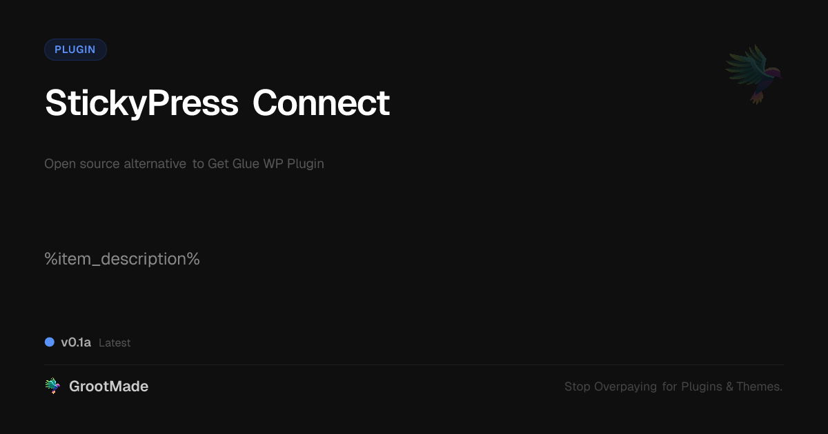 Preview of StickyPress Connect