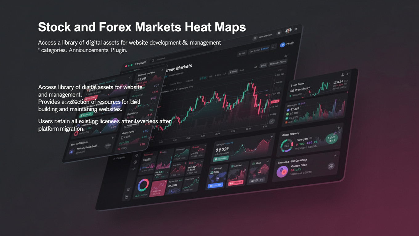 Preview of Stock and Forex Markets Heat Maps