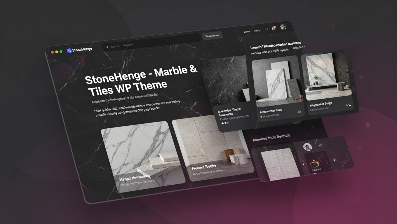 Preview of StoneHenge - Marble & Tiles WP Theme