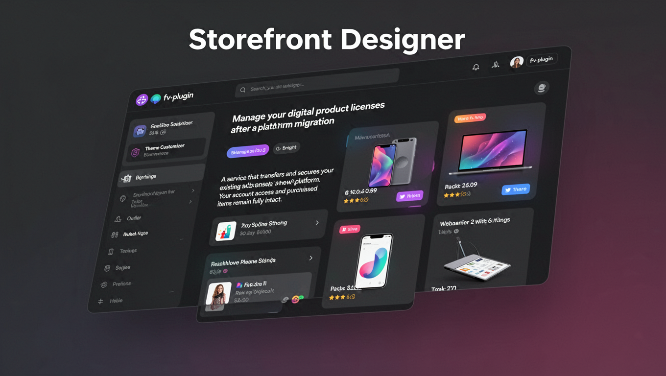 Preview of Storefront Designer