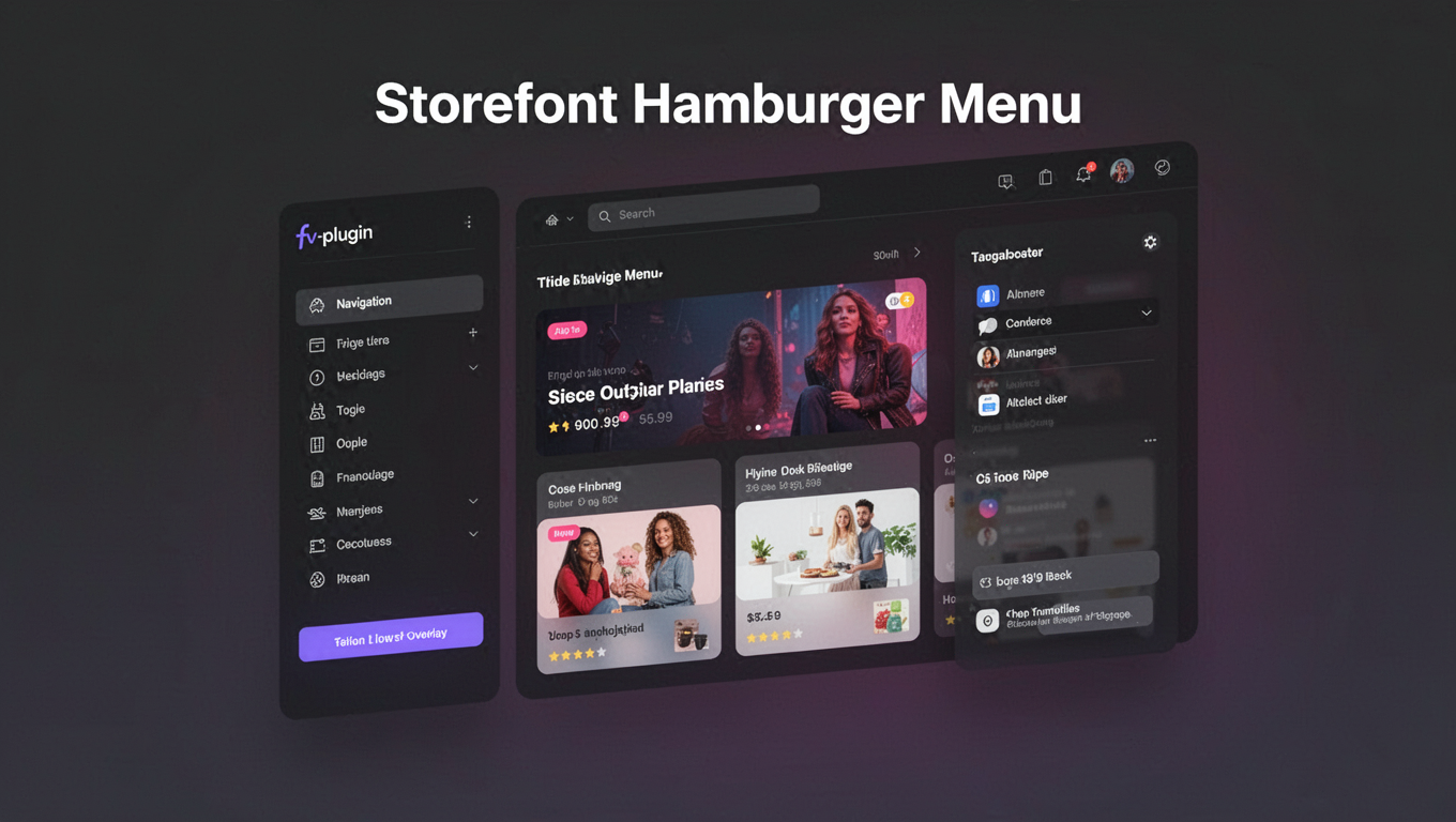 Preview of Storefront Hamburger Menu
