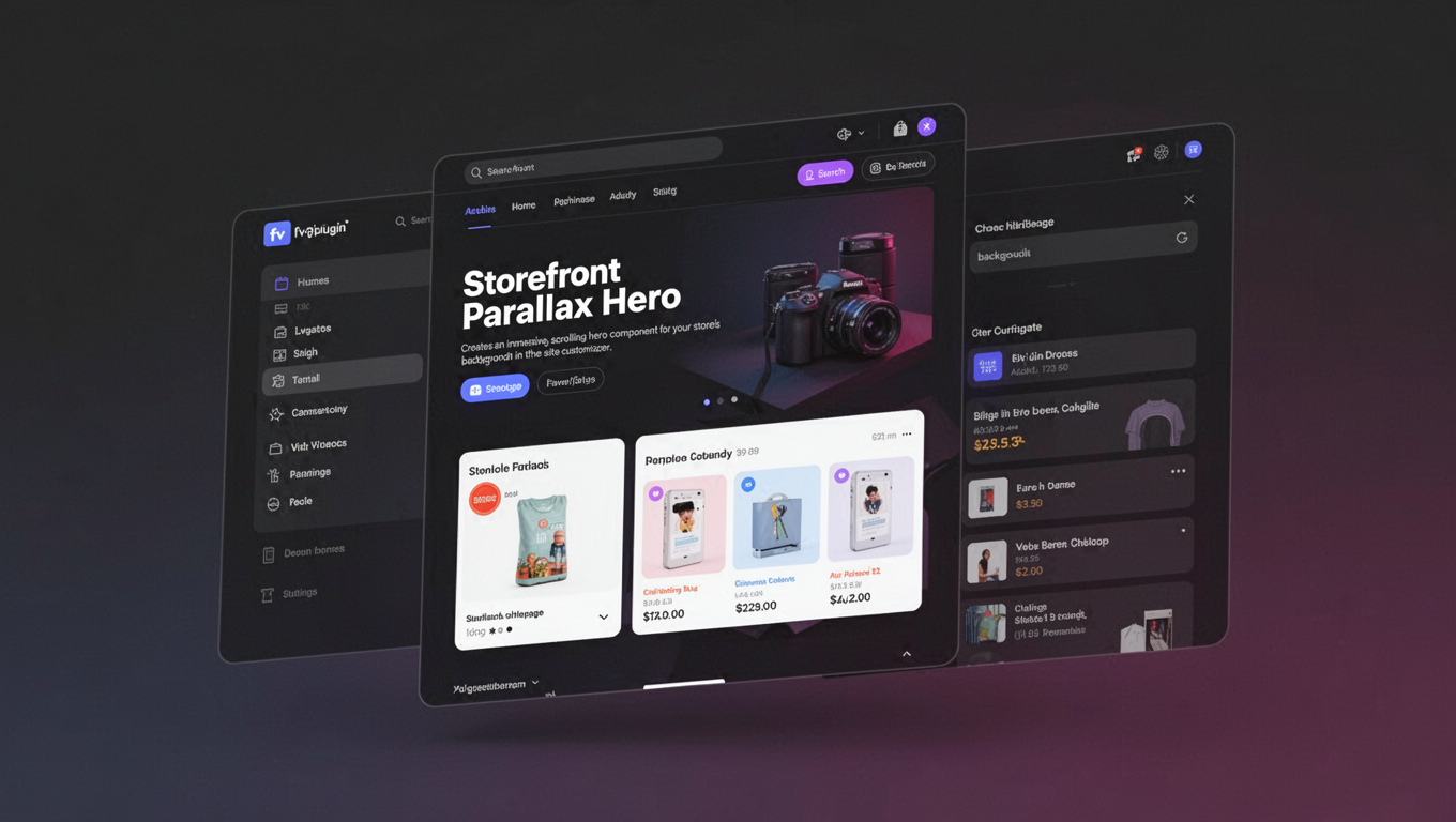 Preview of Storefront Parallax Hero