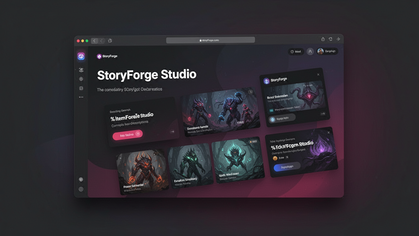 Preview of StoryForge Studio