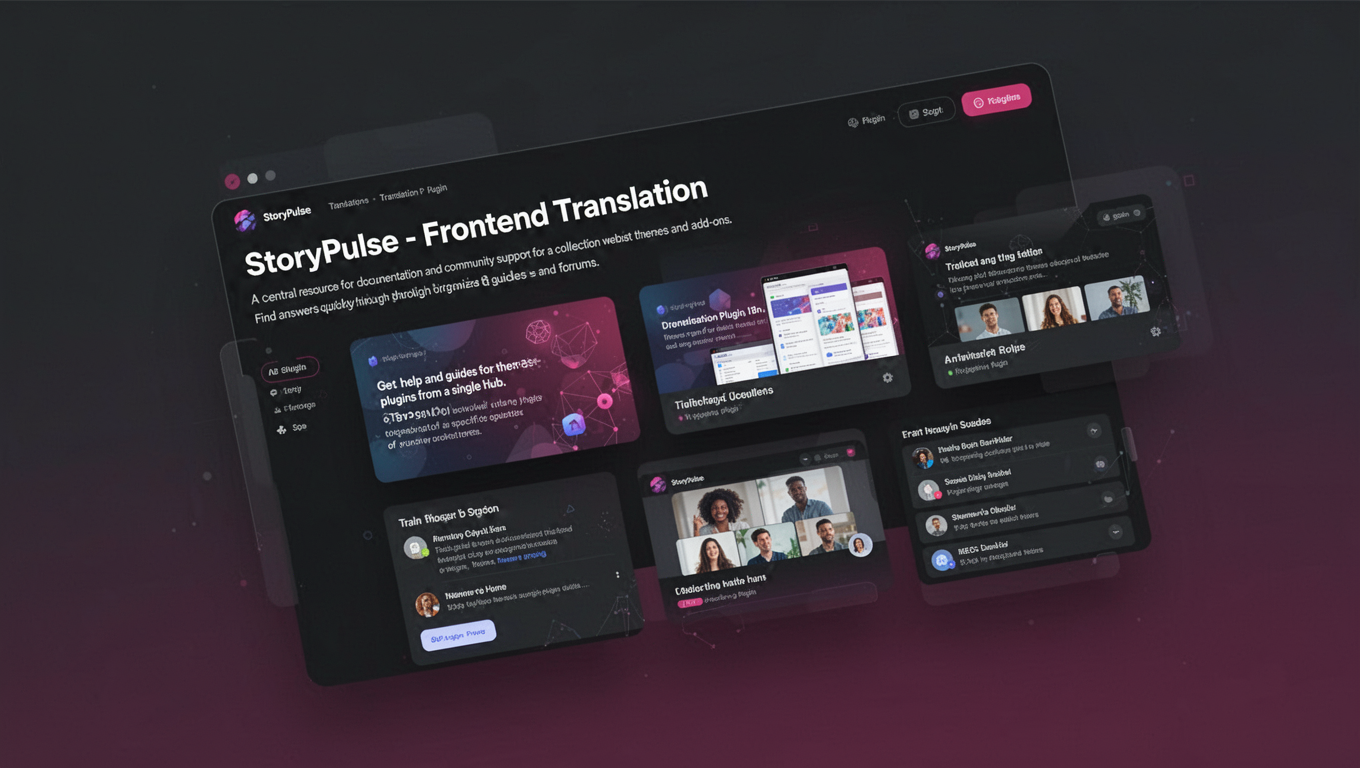 Preview of StoryPulse - Frontend Translation