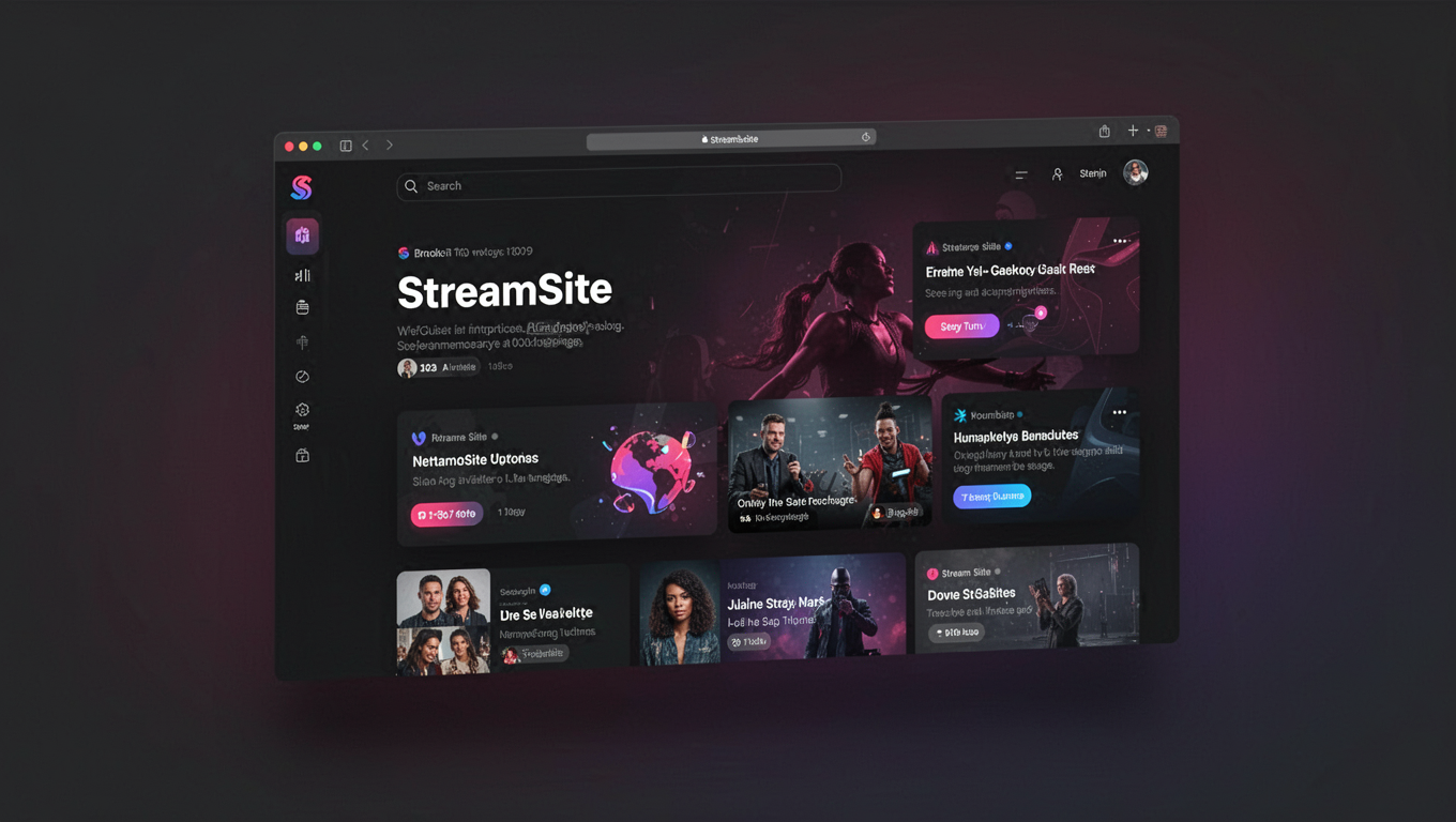 Preview of StreamSite