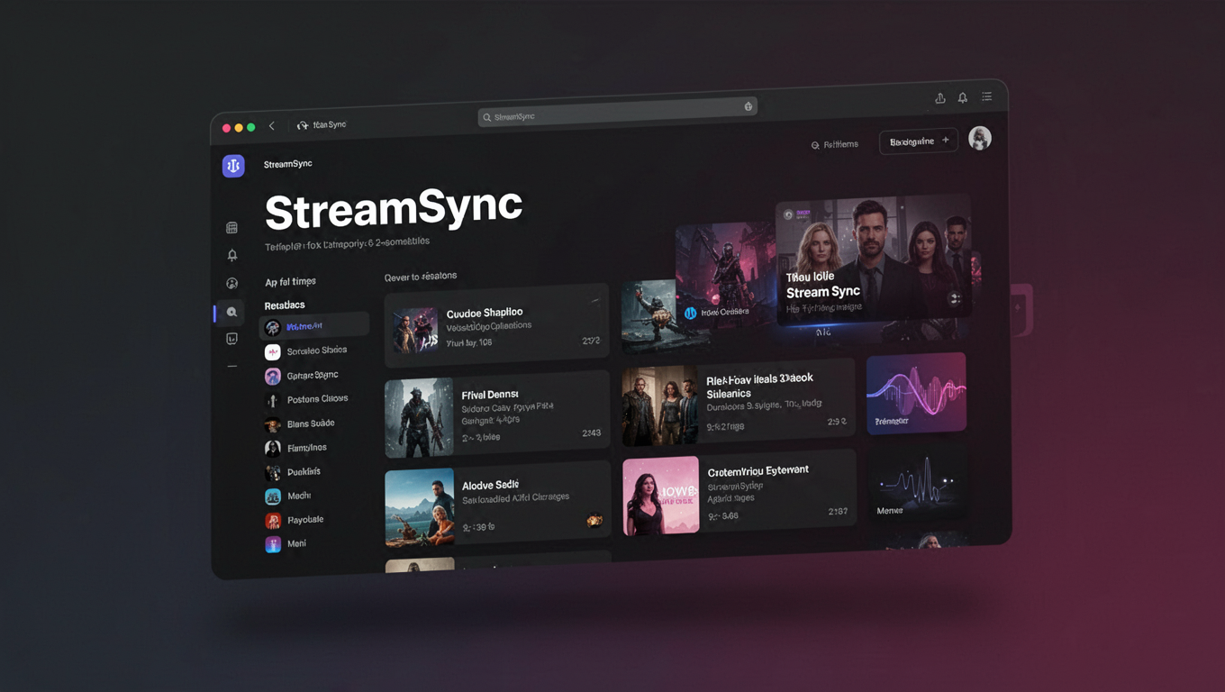 Preview of StreamSync