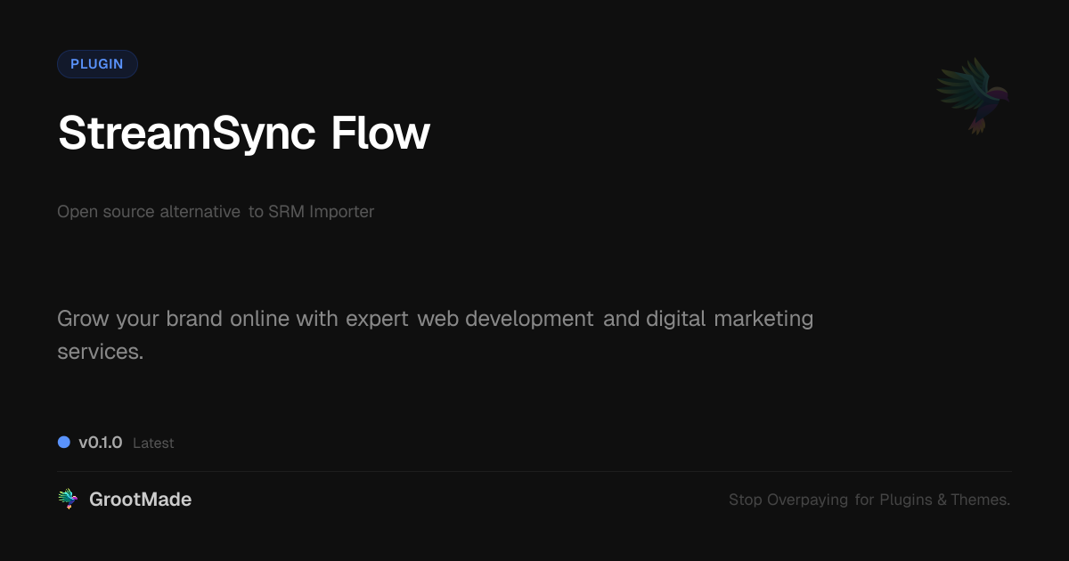 Preview of StreamSync Flow