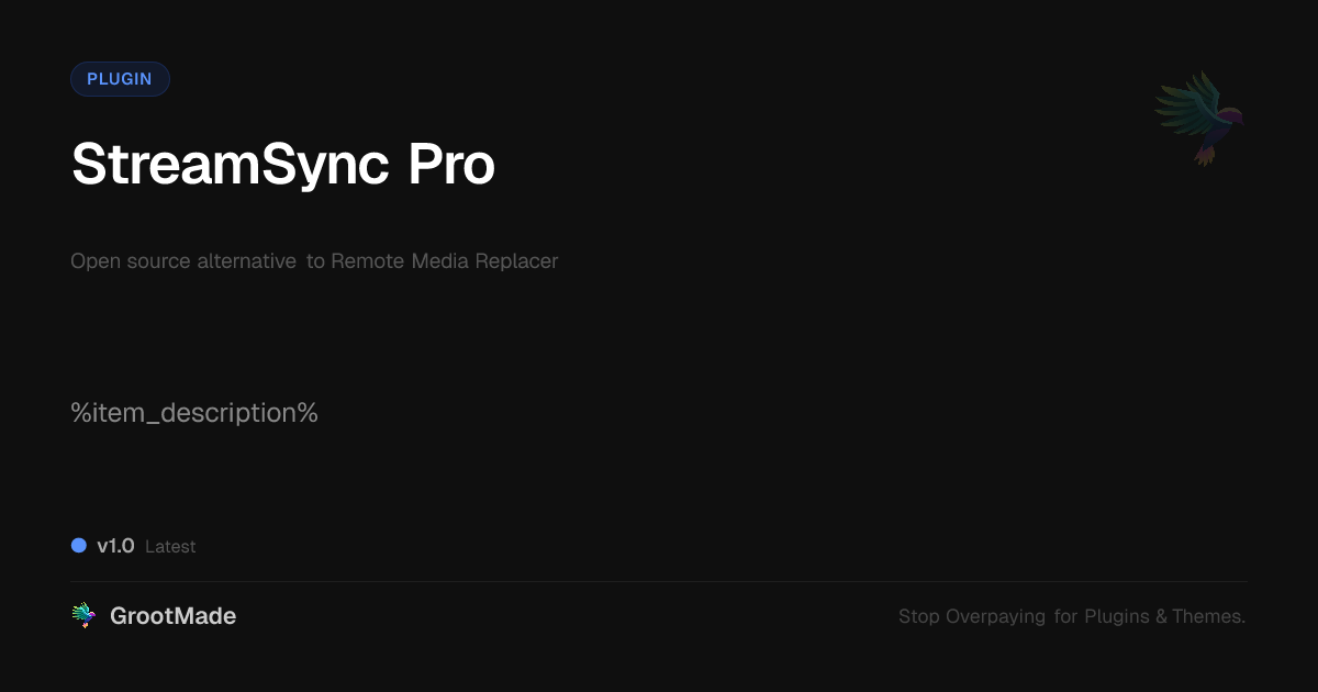 Preview of StreamSync Pro