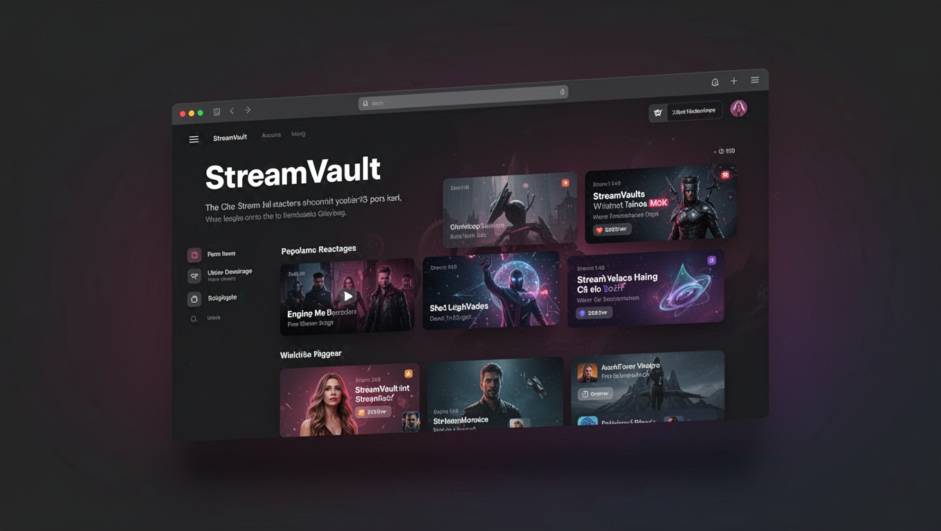 Preview of StreamVault
