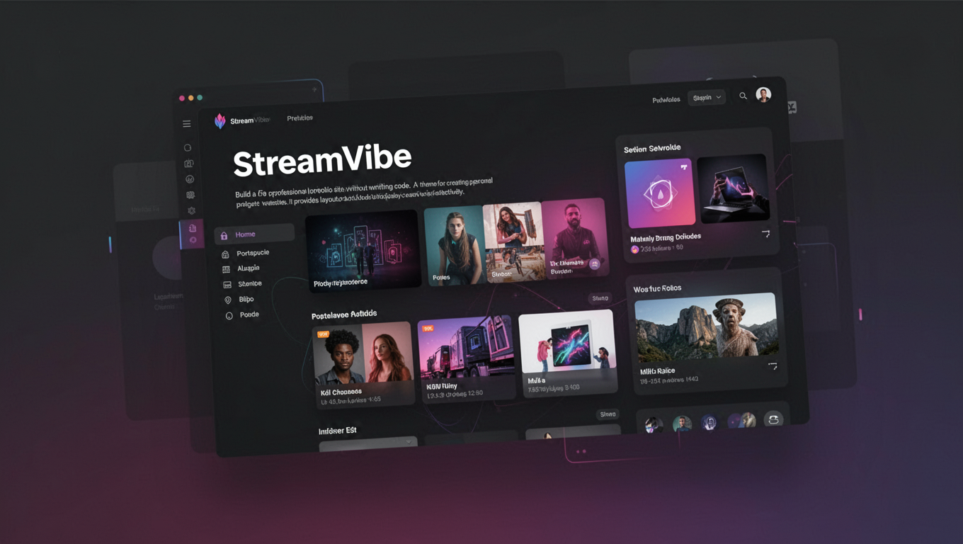Preview of StreamVibe