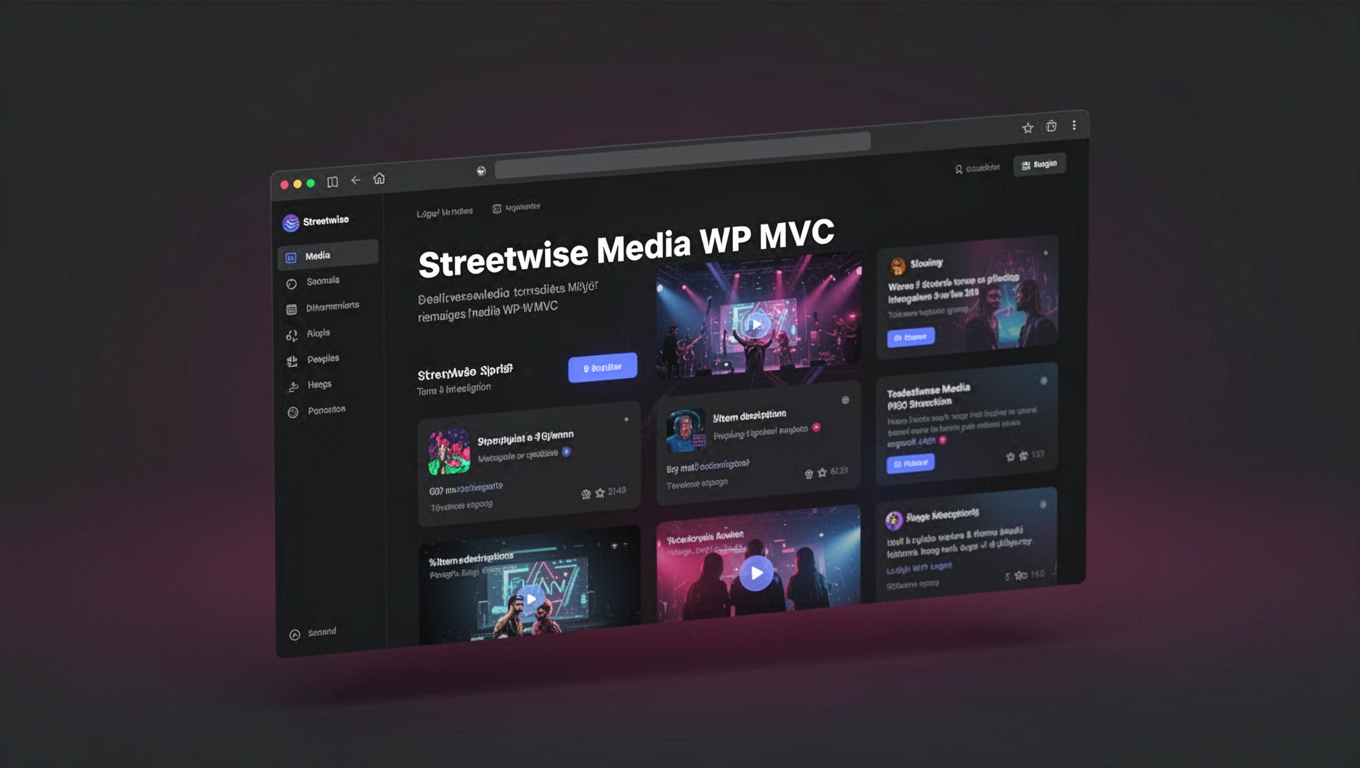 Preview of Streetwise Media WP MVC