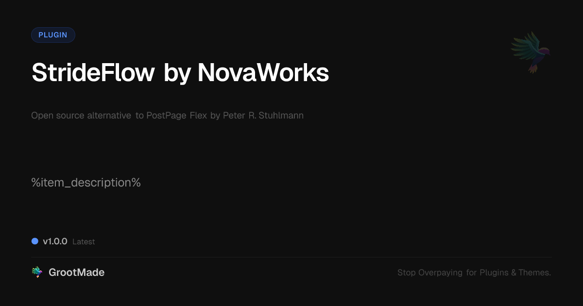 Preview of StrideFlow by NovaWorks