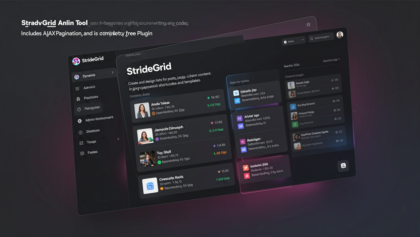Preview of StrideGrid