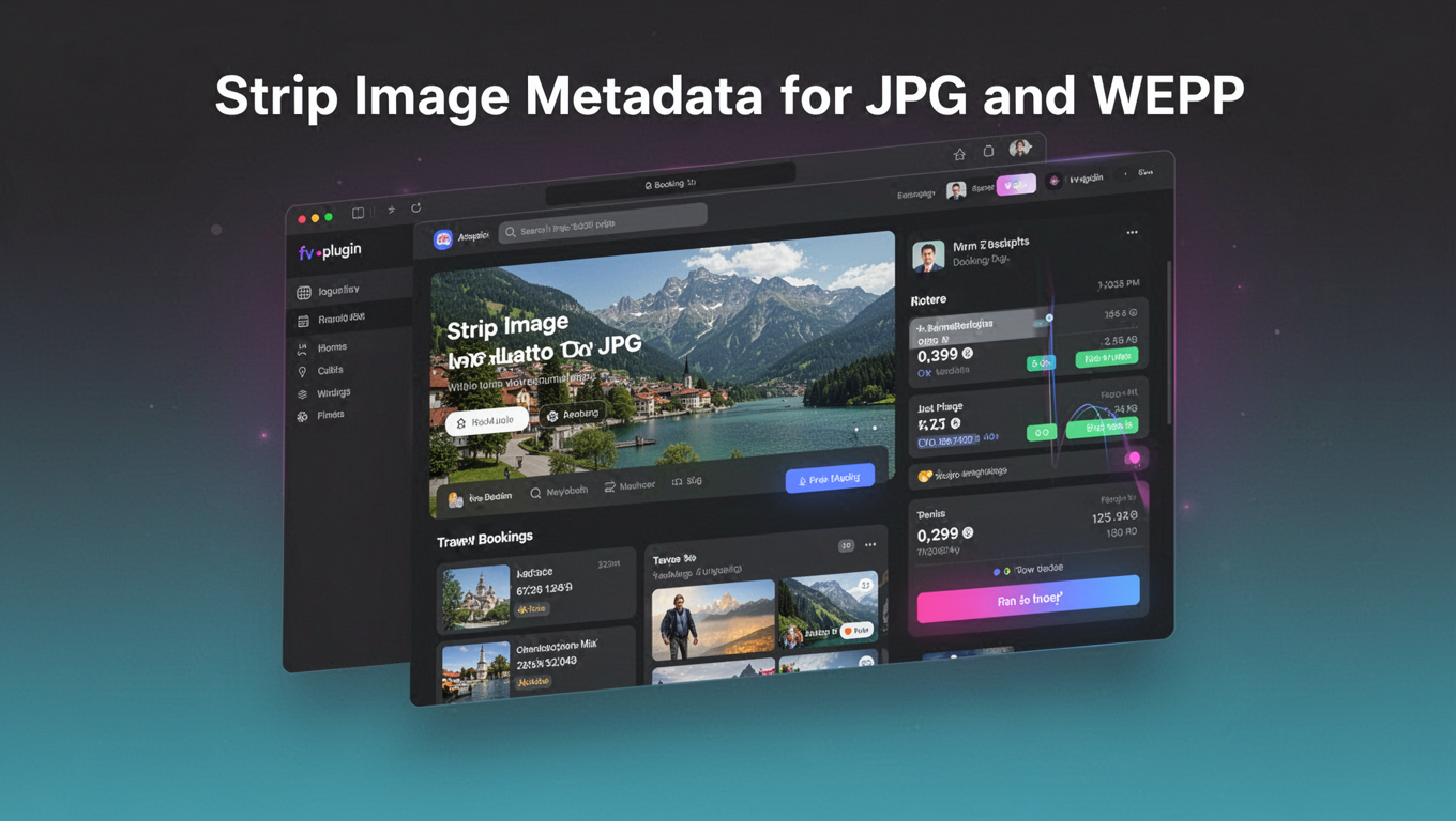 Preview of Strip Image Metadata for JPG and WEBP
