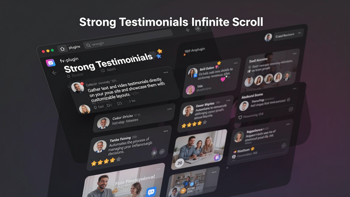 Preview of Strong Testimonials Infinite Scroll